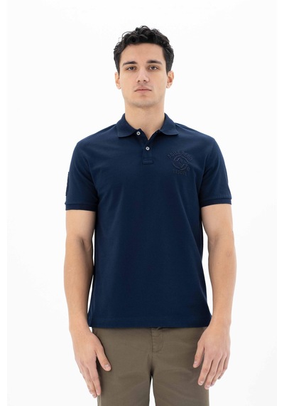 AR-MA Arma Erkek Baskılı Regular Fit % 95 Pamuklu %5 Likralı Polo Yaka T-shirt 001