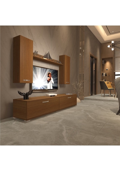 Decoraktiv Eko 5d Slm Std Tv Ünitesi Tv Sehpası Ceviz