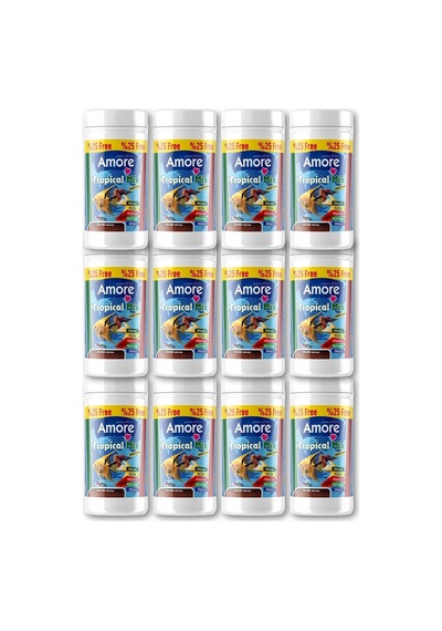 Lepistes-melek-plati-moli Balığı Granül Yemi 12x125 Ml Tropikal Mix Selection
