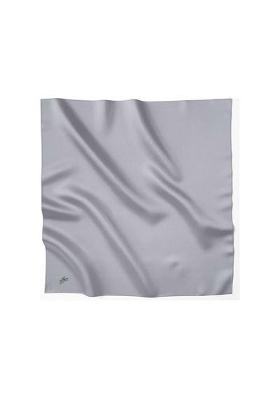 Aker Tivil Eşarp - Polyester Twill - Düz Renk - 8742795-975 - Gri 975 Gri 975 Gri