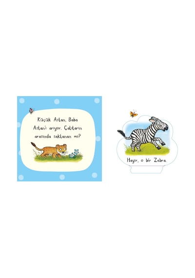 Beta Kids Safaride Saklanıyor Keçe Kapakçıklı Kitap