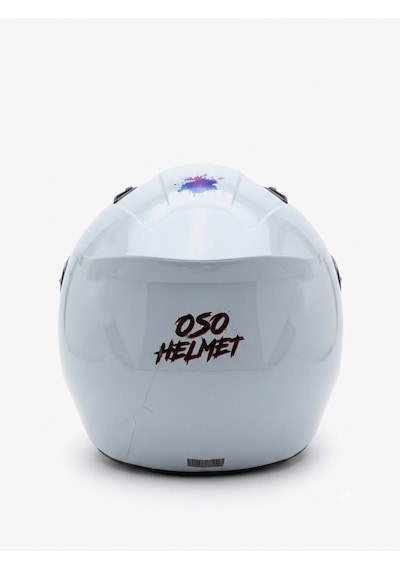 Oso Helmet Yarım Kask Gözlüklü Gri - M Beden
