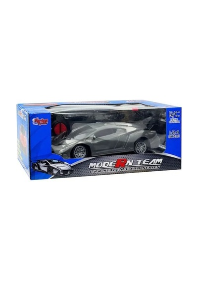 Uzaktan Kumandalı Araba 1:24 Ölçek Full Fonksiyon Spor Yarış Arabası 20 Cm Oyuncak Hediye Füme