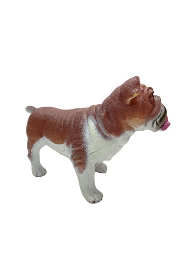 Soft Köpekler - Amerikan Bulldog Cinsi Köpek - E013 Hayvan Figürü