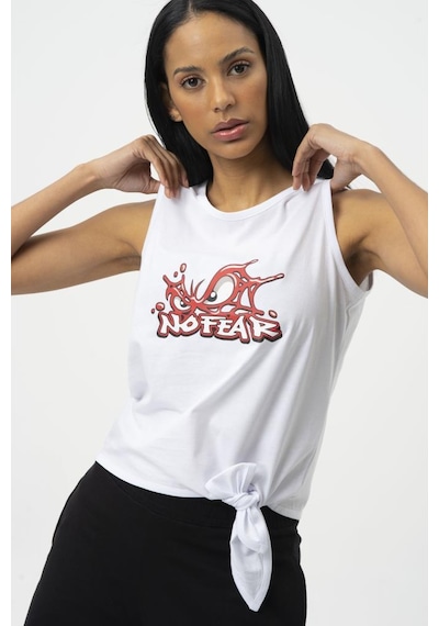No Fear Kadın Atlet T-shirt Beyaz 001