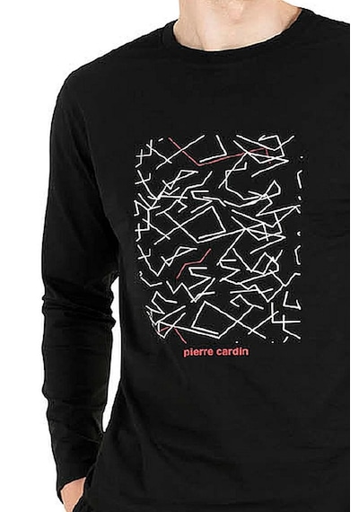Pierre Cardin 6030 Uzun Kol Erkek Pijama Takımı V2 Siyah