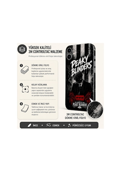 Peaky Blinders Tüm Telefonlara Uyumlu Kaplama Sipariş Sonrası Marka Ve Modelinizi İletiniz