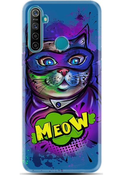 Realme 6I Kılıf Desenli Super Meow 1715