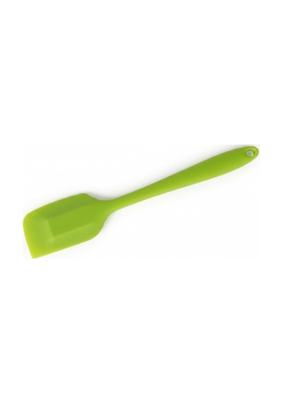 Silikon Spatula Ve Sıyırıcı, Tek Parça Tasarım 1, Yeşil Çok Renkli