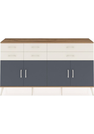 Arges Konsol 3 Raflı 6 Çekmeceli 4 Kapaklı 176x30x99 Çam-antrasit/aytaşı Antrasıt/aytası - Atlas Çam Arges Konsol 3 Raflı 6 Çekmeceli 4 Kapaklı 176x30x99 Çam-antrasit/aytaşı Antrasıt/aytası - Atlas Çam