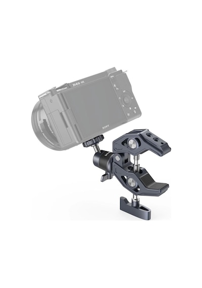 Smallrig 4102b Aksiyon Kameraları İçin 360 Küresel Başlık Montajlı Süper Kelepçe