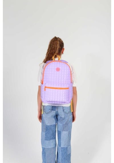 Kaukko Quilted Sırt Çantası Lilac K1772