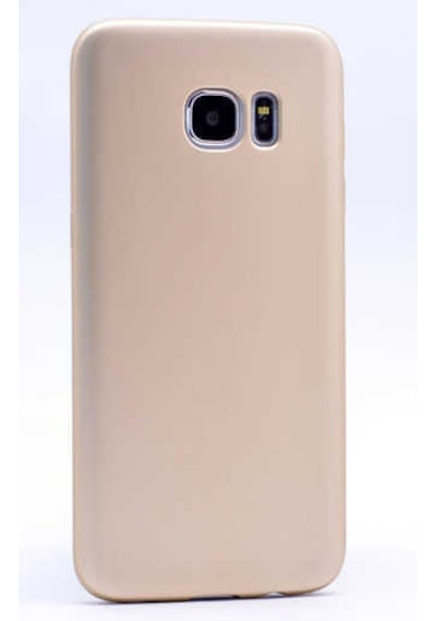 Samsung Galaxy Uyumlu S6 Kılıf Zore Premier Silikon Kapak Saks Mavi