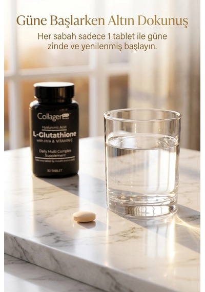 Collagen Forte Platinum L-Glutathione With Hya & Vitamin C 30 Tablet