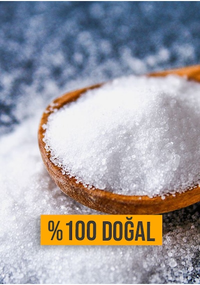 Taş Değirmende Öğütülmüş Çankırı Doğal Kristal Kaya Sofra Tuzu 5 Kg Mavi Etike
