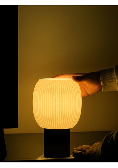 Styline -modern Masa Ve Gece Lambası Ambiyans Lambası, Dekoratif Led Abajur Beyaz