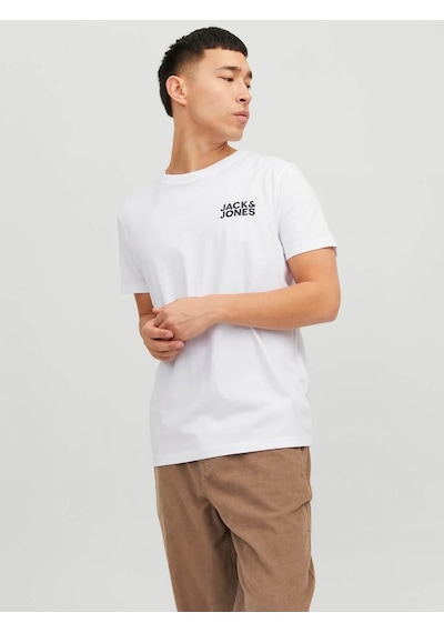 Jack & Jones JJECORP LOGO TEE SS O-NECK NOOS Erkek  Beyaz Tişört