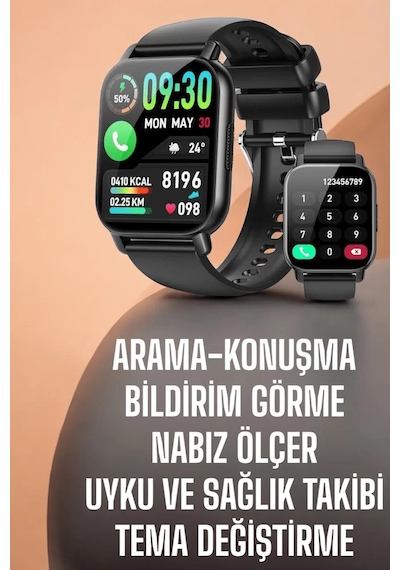 Yeni Nesil Akıllı Saat Arama Bildirimleri Uyku & Kalp Atış Takibi