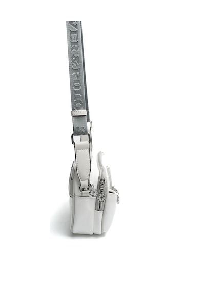 Silver Polo Sp1162 Kadın Çapraz Çanta Düz Beyaz-a.gri