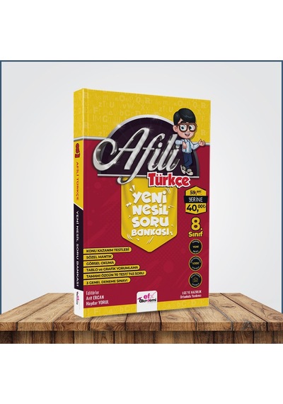 Afili Türkçe Yeni Nesil Soru Bankası  -  LGS'ye Hazırlık -  Efx Akademi Yayınları