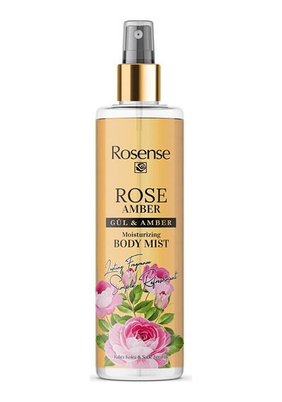 Rosense Gül & Amber Kokulu Body Mist Vücut Spreyi 200 ML