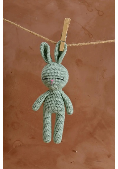 E&f Store Amigurumi Oyuncak - Yeşil Tavşan