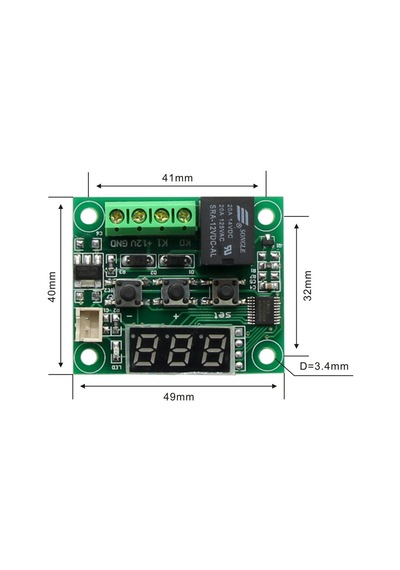 Dc 12v Mini Termostat Sıcaklık Kontrol Devresi -50-110c