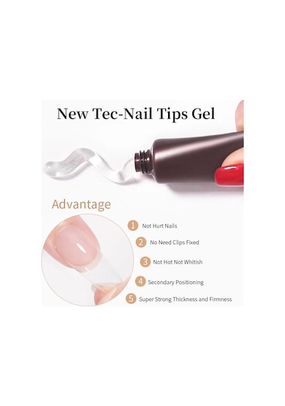 Yeni Nesil Tips Yapıştırıcısı - Akrilik-jel Tips Yapıştırıcısı 20 Gram Şeffaf