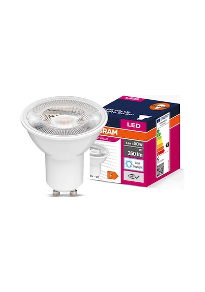 Osram Led Value Par16 4.5w Gu10 6500k Soğuk Beyaz Ampul 10 Adet 10 Adet