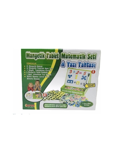 Manyetik Tablet Matematik Seti Yazı Tahtası Eğitici Oyuncak