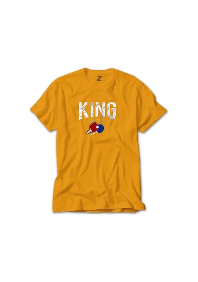 Ping Pong King Of The Sarı Tişört Sarı