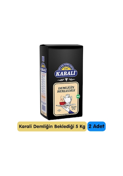 Karali Demliğin Bekledği Siyah Çay 5 Kg 2 Paket