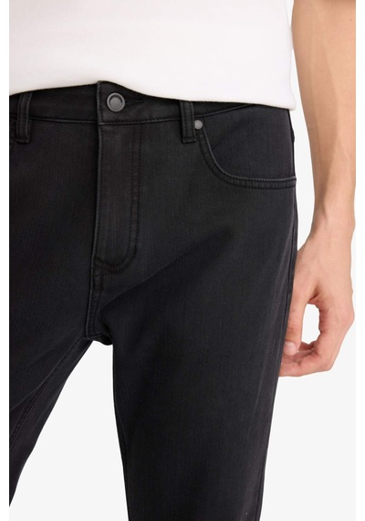 Defacto Sergio Regular Fit Normal Bel Boru Paça Jean Pantolon V0793az25wnnm40 Siyah-nm40