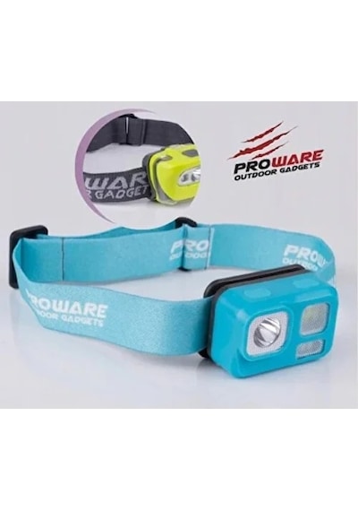 Proware 7 Modlu Led Kafa Lambası Mavi