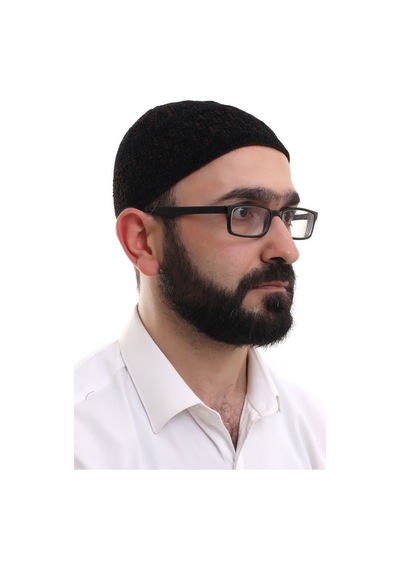 Siyah Kahve Hasır Desen Kışlık Kadife Namaz Takkesi