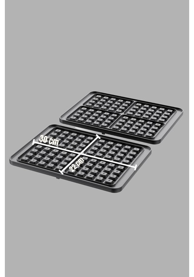 Primo Tost Makinesi Waffle Plakası Yapışmaz Plaka Makinası Uyumlu