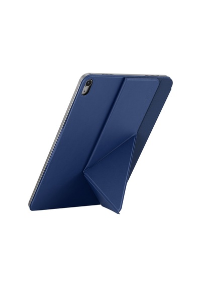 İpad Air 13 2025 M3 Uyumlu Pitaka Folio 3 Kalem Bölmeli Standlı Kılıf Lacivert Kapaklı Kılıf