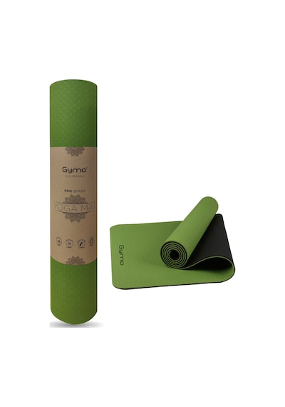 Gymo Ekolojik 6Mm Tpe Yoga Matı Pilates Minderi Yeşil