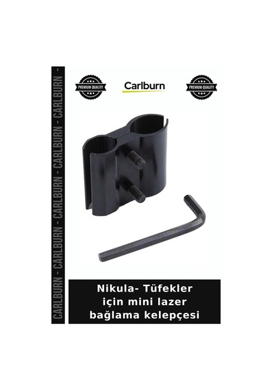 Nikula- Tüfekler İçin Mini Lazer Bağlama Kelepçesi Hobi Ekipmanı Hafif Kelepçe Tek Ebat