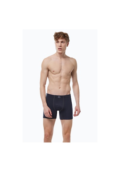 Malabadi Erkek Füme 4 Lü Premium Collection Modal Uzun Boxer 4m250 Füme