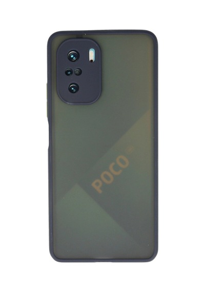 Xiaomi Poco F3 Kılıf Montreal Silikon Kapak - Lacivert -