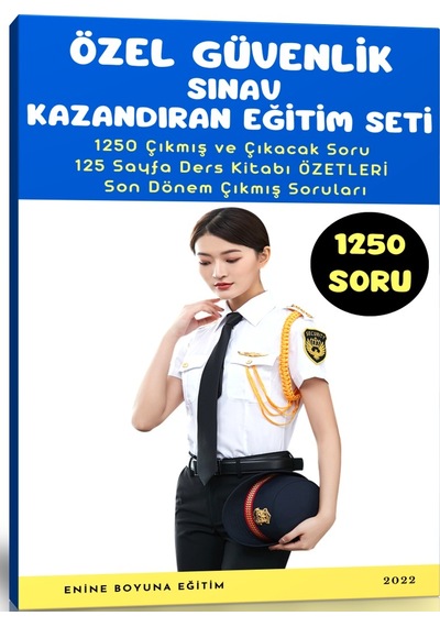 Özel Güvenlik Sınav Kazandıran Eğitim Seti