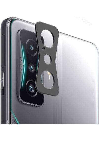 Microcase Xiaomi Redmi K50 Gaming Kapalı Tasarım Kamera Lens Koruma Halkası Siyah