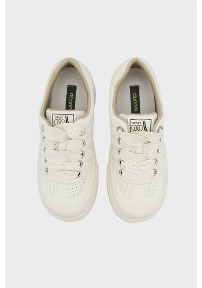 Derinet Günlük Comfort Taban Kadın Sneaker Bej Bej