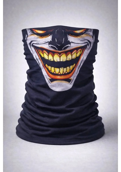 Ers Joker Gülüşlü Baf Maske Çok Amaçlı Boyunluk Bandana 3 No Çok Renkli