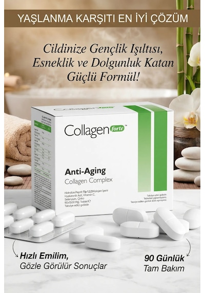 Collagen Forte  Collagen Complex 1500mg 90 Tablet