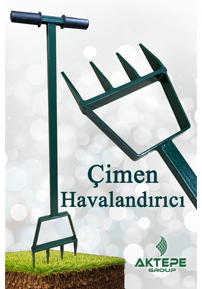 Çim Havalandırma Çimen Havalandırıcı Sivri Uçlu Toprak Kök Havalandırma Bahçe Aleti Çim Bakımı
