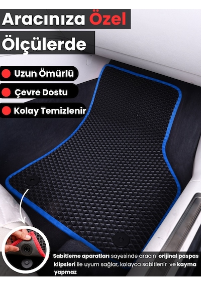 Volvo V50 Stationwagon 2004-2012 Uyumlu Eva Paspas Tam Set Oto Paspas,araca Özel,tam Koruma 216
