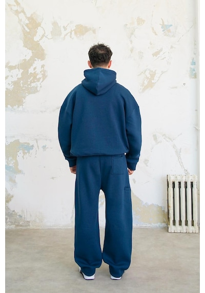 Lacivert Cozy Basic Oversize Sweatshirt Lacivert