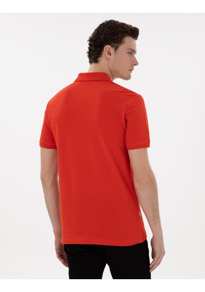 Pierre Cardin Erkek Kırmızı Tişört Basic 50302561-vr030 Kırmızı